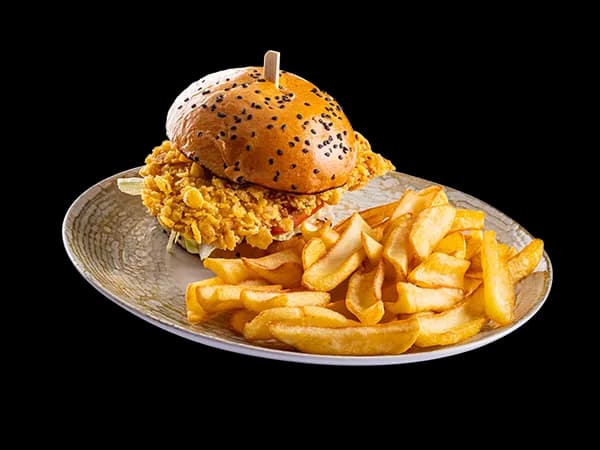 Burger crocant